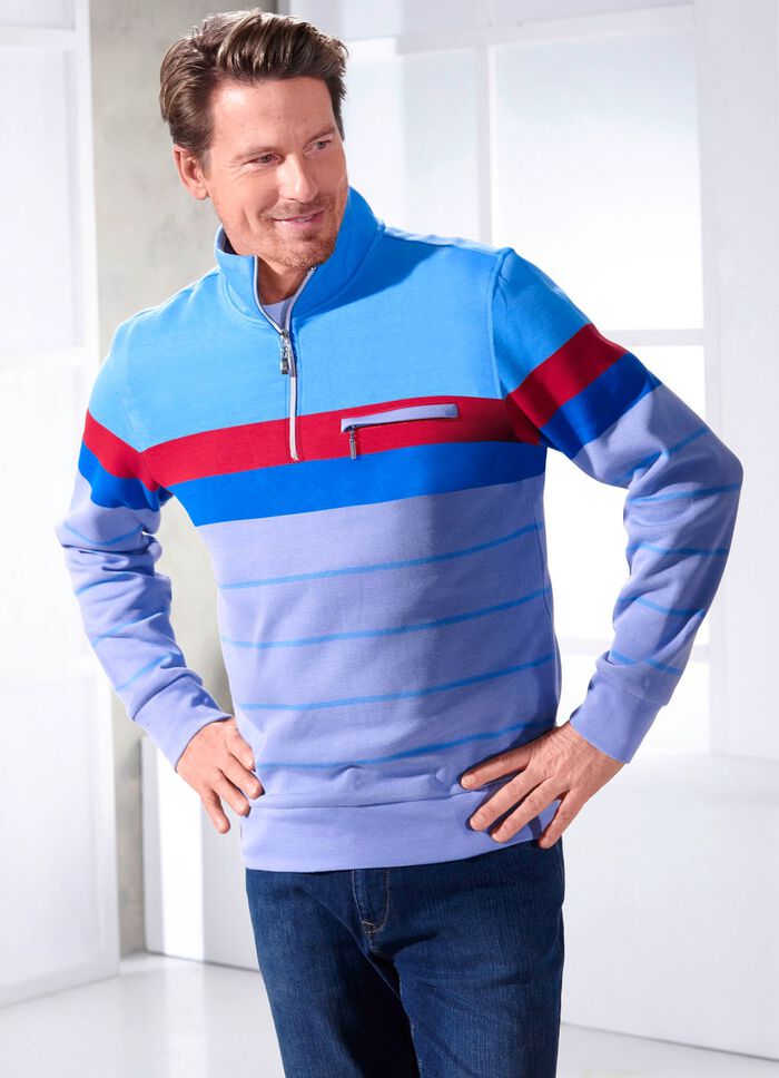 Troyer mit Rei&szlig;verschluss-Brusttasche 