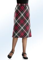 Rock in schicker A-Linie ROT-SCHWARZ