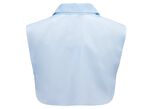 Klaus Modelle, Damen-Blusenkragen, aus feinem Popeline HELLBLAU