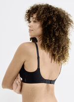 sloggi ZERO Feel-Push-up-BH mit Elastikspitze SCHWARZ