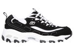SKECHERS, sportliche Damen-Sneaker, mit herausnehmbarem Fußbett SCHWARZ-WEISS