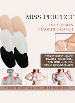 3 Paar Tr&auml;gerpolster, verhindern das Einschneiden der Tr&auml;ger in die Schultern 