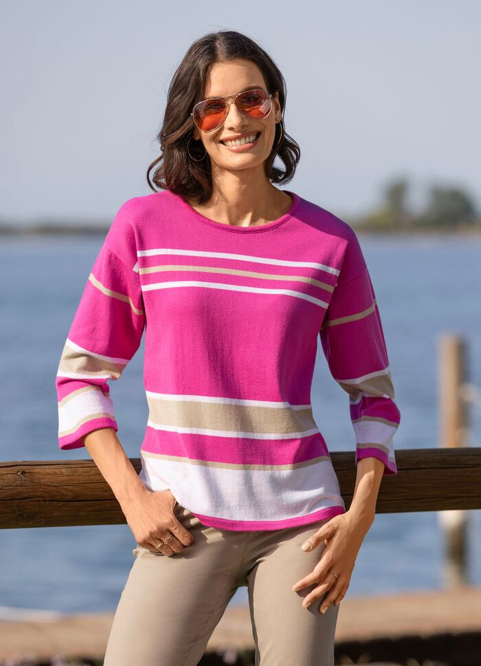 Pullover in Ringelmuster 