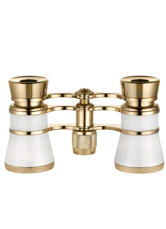 Opernglas mit 3-fach Vergr&ouml;&szlig;erung CREME-GOLD