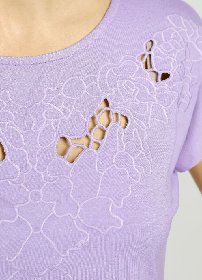 Shirt mit modischen Cut-Outs 