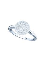 Hochwertig ausgefasster Damenring mit Brillanten 