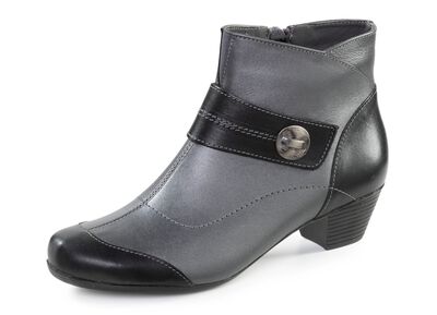ELENA EDEN, elegante Damen-Stiefeletten, Weite G, mit herausnehmbarem Fu&szlig;bett 