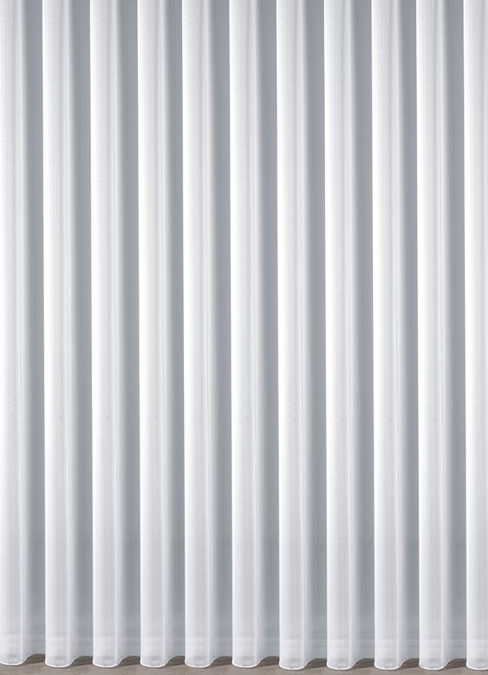 Store mit Faltenband 1:2,5 und Bleibandabschluss. 