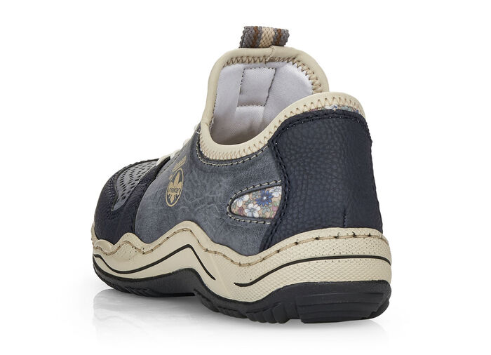 Rieker, sportliche Damen-Sneaker, mit herausnehmbarem Fußbett JEANS-BEIGE