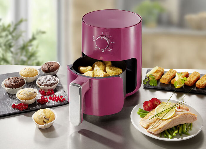 Hei&szlig;luftofen, Grill und Fritteuse in einem &ndash; au&szlig;en kross, innen zart BEERE