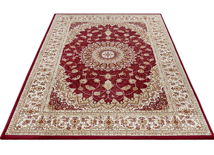 Brücken, Galerie und Teppiche mit Seideneffekt ROT