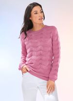 Pullover im Mustermix ROSA
