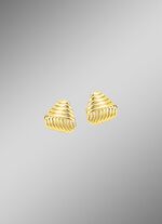 Sch&ouml;ne Ohrstecker mit Rillendesign 