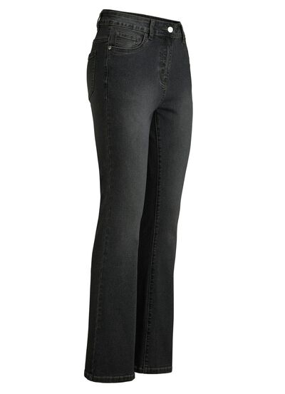 Jeans mit leicht ausgestellter Beinweite 