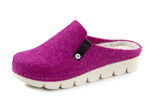 Laurina, trendige Damen-Hausschuhe, Weite G, mit anatomisch geformtem Fußbett PINK