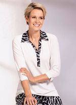 Poloshirt mit Kontrastverarbeitung 