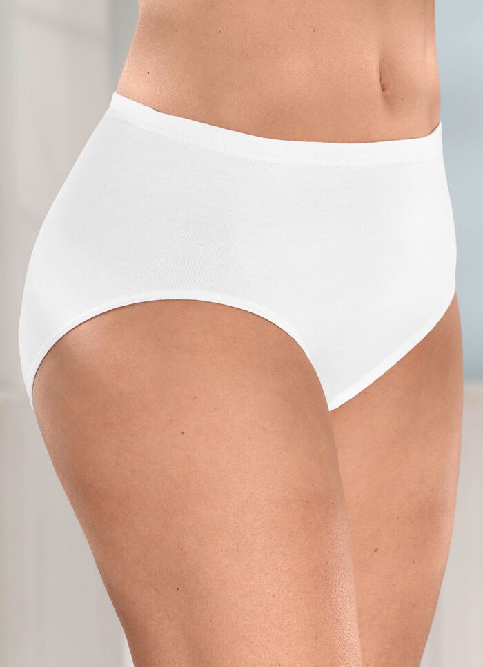 Dreierpack Slips aus anschmiegsamem Material 