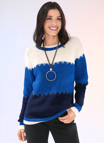 Pullover in Perlfang 