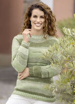 Pullover aus Melangegarn 