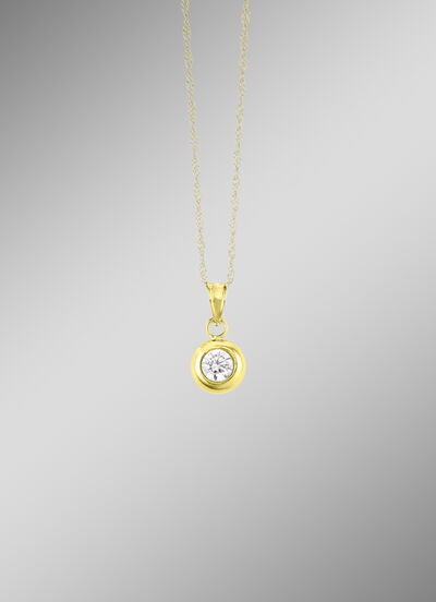 Bezaubernder Anhänger mit Zirkonia 