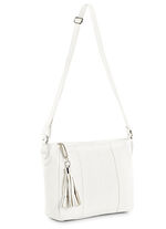 Laurina, Tasche, Damen, mit verstellbarem Umhängeriemen WEISS