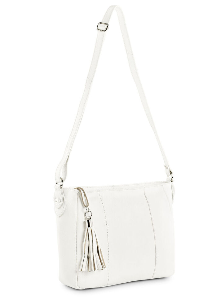 Laurina, Tasche, Damen, mit verstellbarem Umhängeriemen WEISS