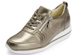 Waldläufer, bequeme Damen-Sneaker, Weite H, mit herausnehmbarem Fußbett BRONZE