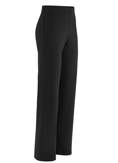 Jerseyhose mit ausgestellter Fu&szlig;weite 