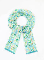 Schal mit geometrischem Dessin 