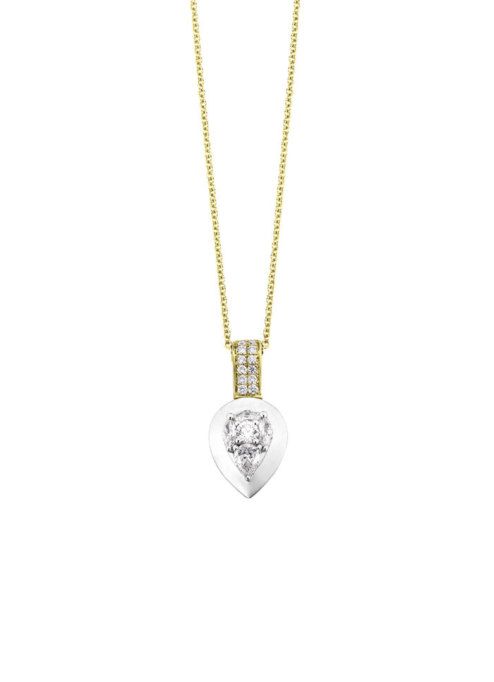 Anh&auml;nger mit Brillanten und Diamanten  