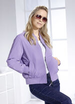 Funktions-Wendeblouson mit Rippenstrickkragen VIOLETT