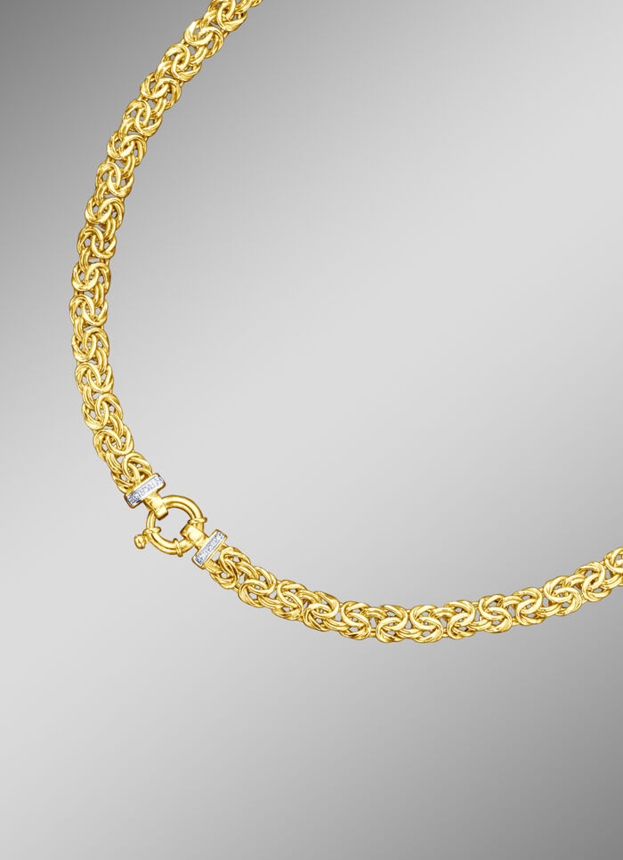 Königsketten-Garnitur mit Diamanten 