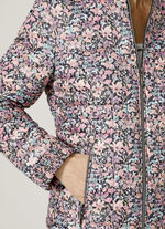 Steppjacke mit Floralprint 