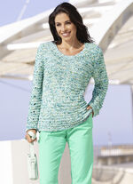 Pullover mit hochwertigem Federeffektgarn 