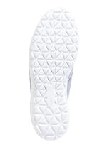 Waldläufer Schnürschuh mit floral bedrucktem Elastikmaterial BLEU-SILBER