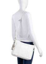 Laurina, Tasche, Damen, mit verstellbarem Umhängeriemen WEISS