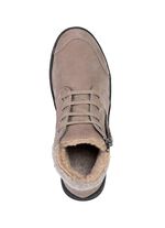 ELENA EDEN, gef&uuml;tterte Damen-Boots, Winterschuhe, Weite H, mit herausnehmbarem Fu&szlig;bett TAUPE