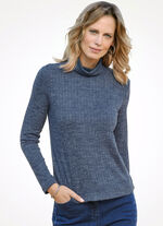 Shirt in leicht taillierter Form in 3 Farben BLAU