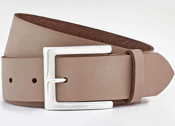 Trendiger Damen-G&uuml;rtel aus Leder, 3,5 cm breit 