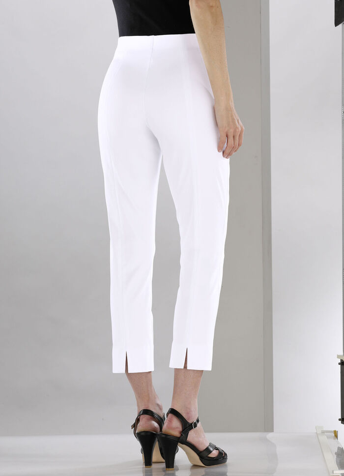 Soft-Stretch-Hose in 7/8-L&auml;nge WEISS