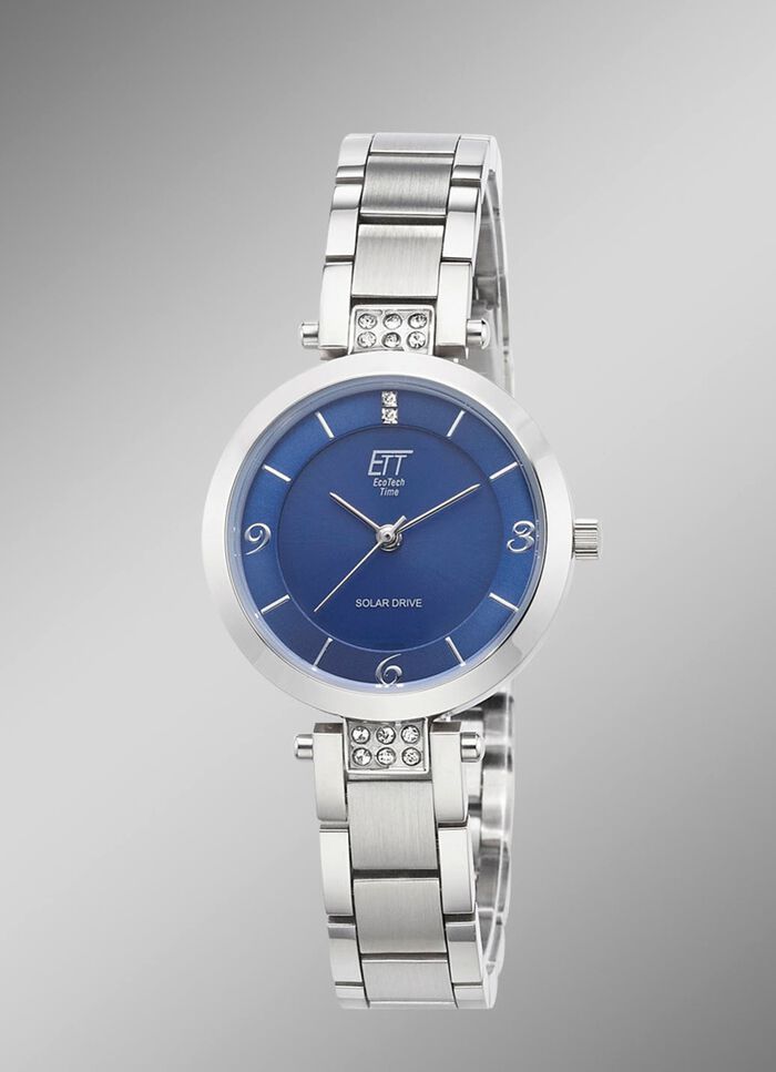 ETT-Solar-Damenuhr mit Quarzuhrwerk 