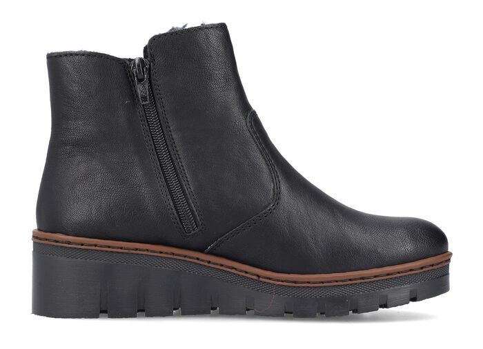 Rieker, gef&uuml;tterte Damen-Stiefeletten, Winterschuhe, mit Rei&szlig;verschluss 