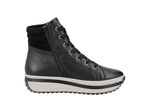 Rieker, trendige Damen-Boots, Winterschuhe, mit herausnehmbarem Fußbett SCHWARZ