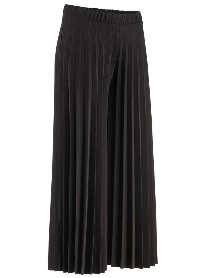 Culotte mit Plissee-Falten 