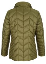 Steppjacke mit Rei&szlig;verschluss unter der Druckerleiste 