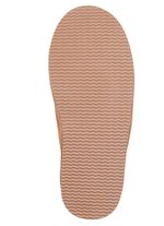 GINO GALANTE, trendige Herren-Hausschuhe, mit Lammfell CAMEL