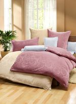 Hochwertige Damast-Bettw&auml;sche ROS&Eacute;