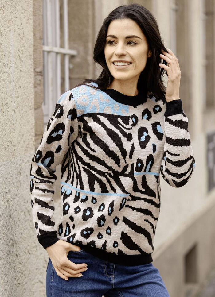 Pullover in Jacquard-Dessin