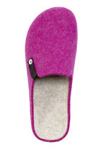 Laurina, trendige Damen-Hausschuhe, Weite G, mit anatomisch geformtem Fußbett PINK