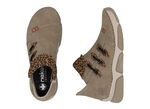 Rieker, trendige Damen-Boots, Winterschuhe, mit Rei&szlig;verschluss TAUPE-BRAUN